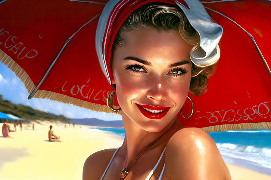 Pin Up Digital Art By Hypsen Vainio Fine Art America