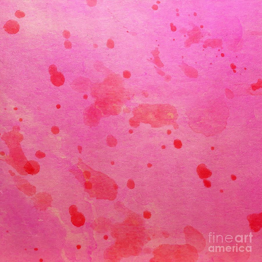 Pinci - Artistic Colorful Abstract Pink Watercolor Painting Digital Art Digital Art by Sambel Pedes