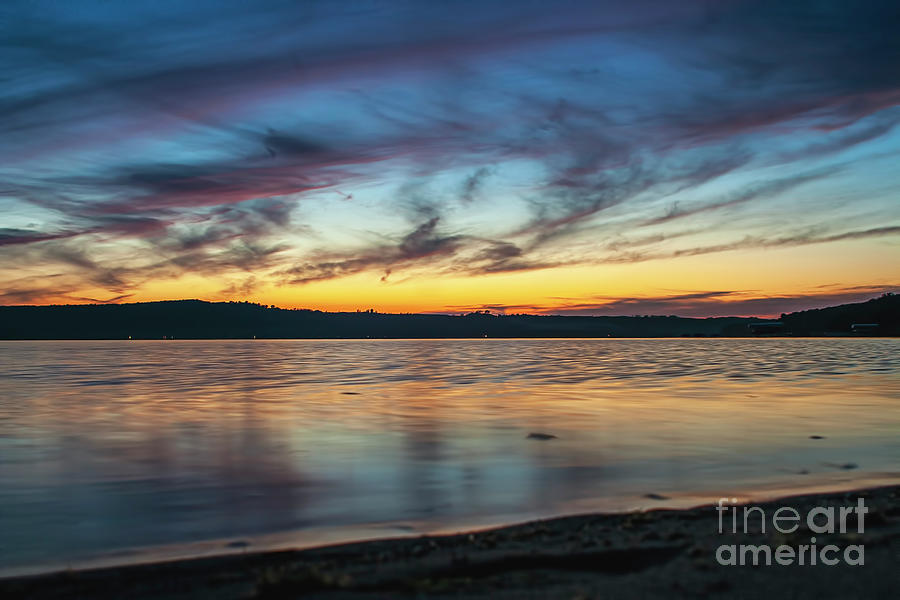 Pine Lake Sunset Photograph by Christopher Purcell - Pixels