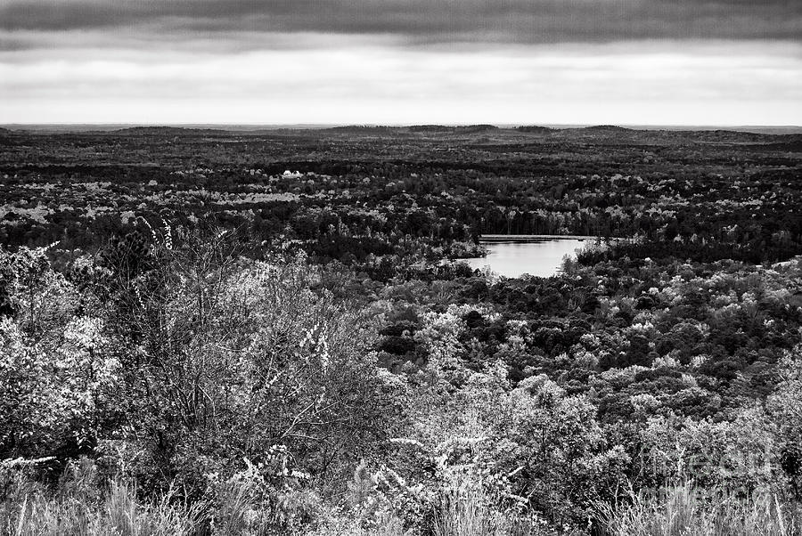 Pine Mountain Overlook-black And White Digital Art by Anthony Ellis