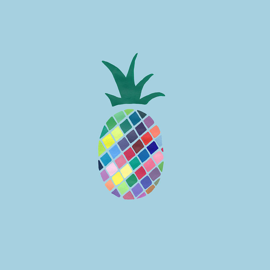 Pineapple Palettes Painting By Vinassarin Erickson Pixels