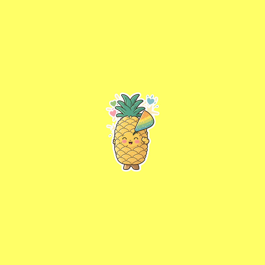 Pineapple Style Digital Art by Kailooma X TheDol - Fine Art America