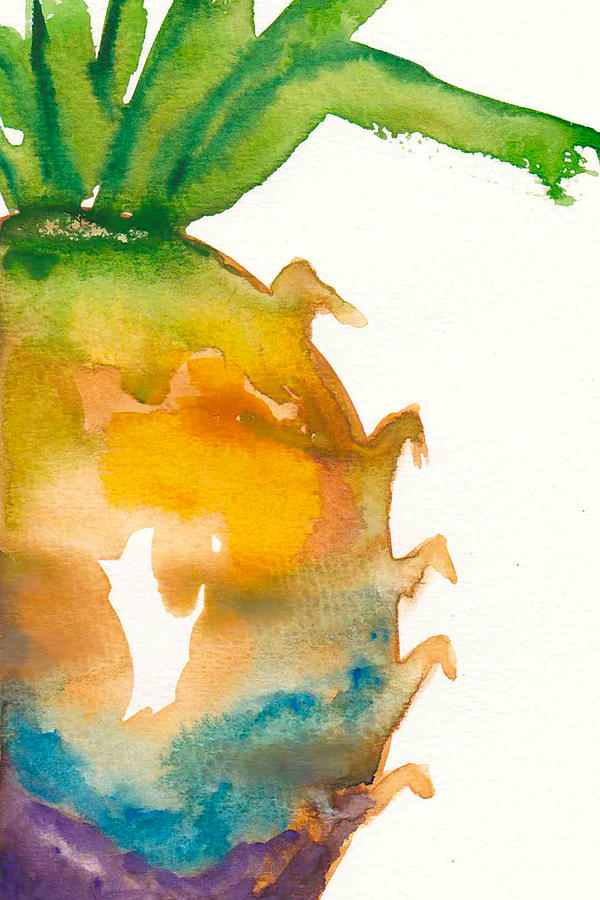Pineapple Sunsets Painting by Bonny Puckett