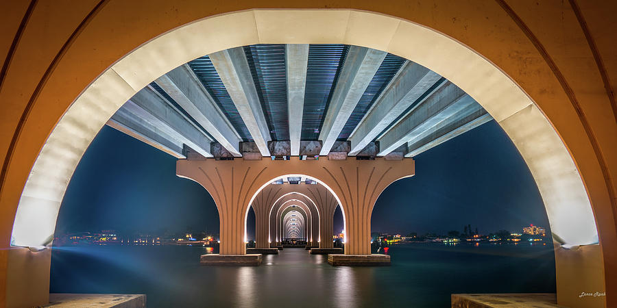 Pinellas Bayway Bridge - St. Petersburg Photograph by Lance Raab Photography