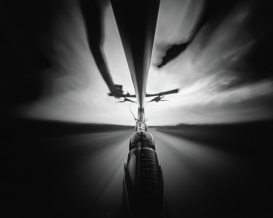 Pinhole Bike ride Photograph by Will Gudgeon