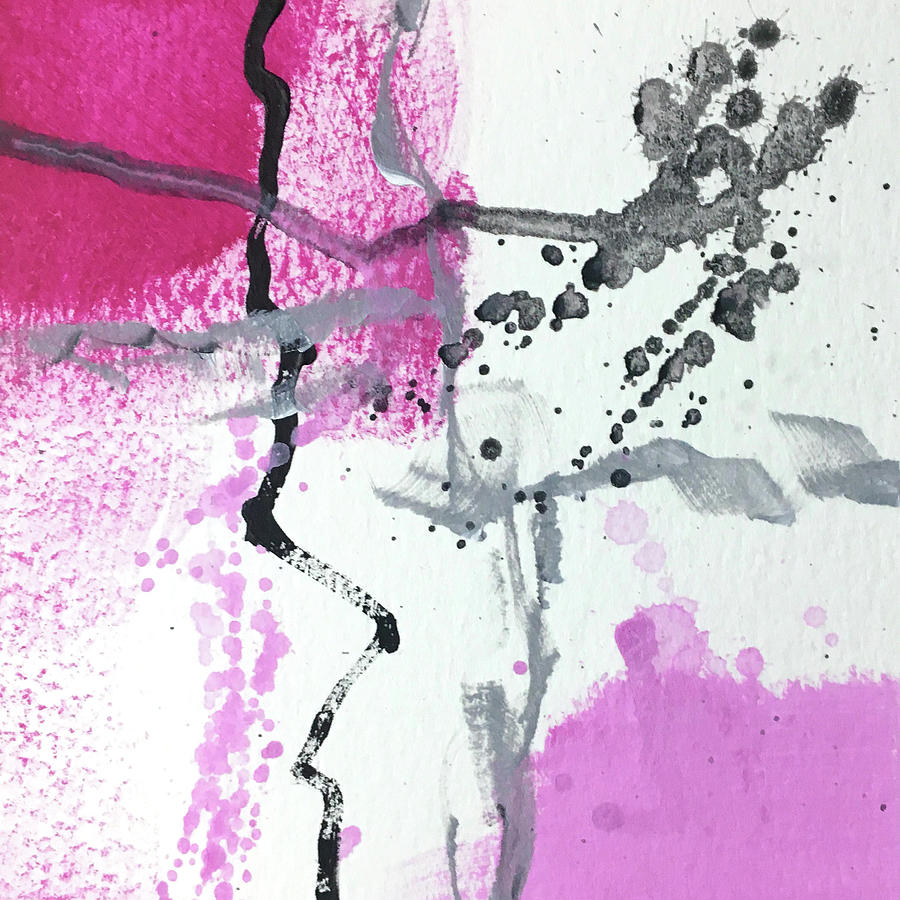 Pink 1 Painting by Nancy Merkle