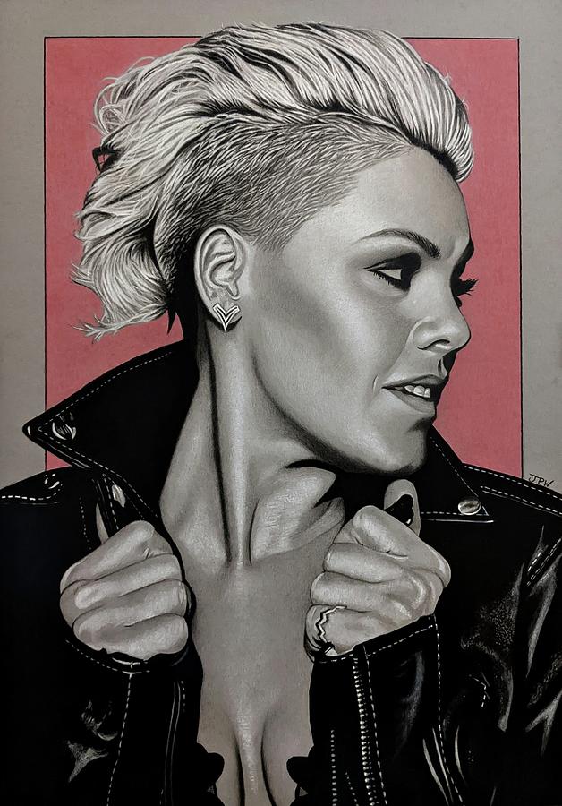 Pink 2 Drawing by JPW Artist - Fine Art America