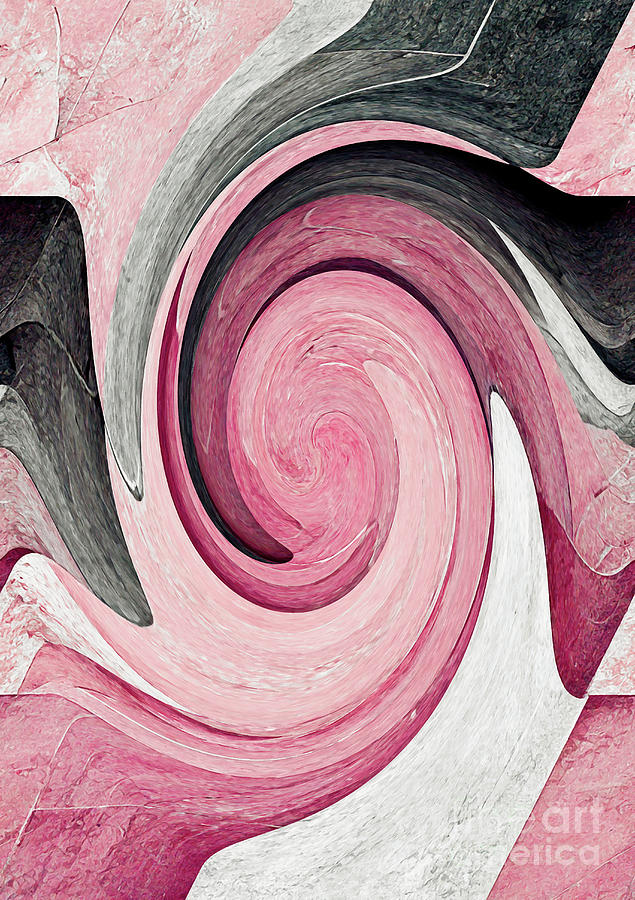 Pink Abstract Painting