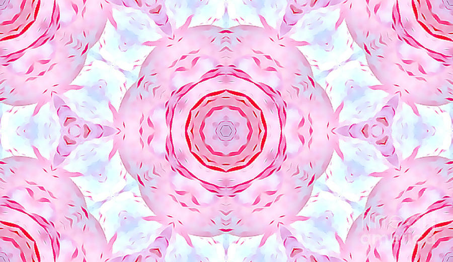 Pink and Blue Geometric Abstract by Tracy Ruckman Pink and Blue Geometric Abstract by Tracy Ruckman