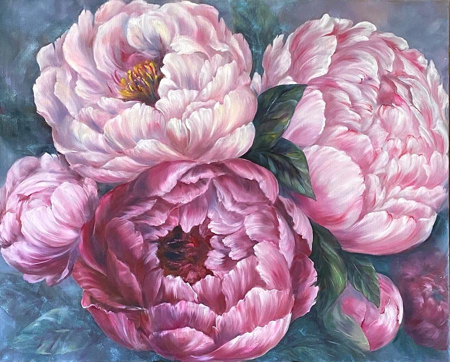 Pink and Gorgeous Painting by Ludmila Gorbunova - Fine Art America