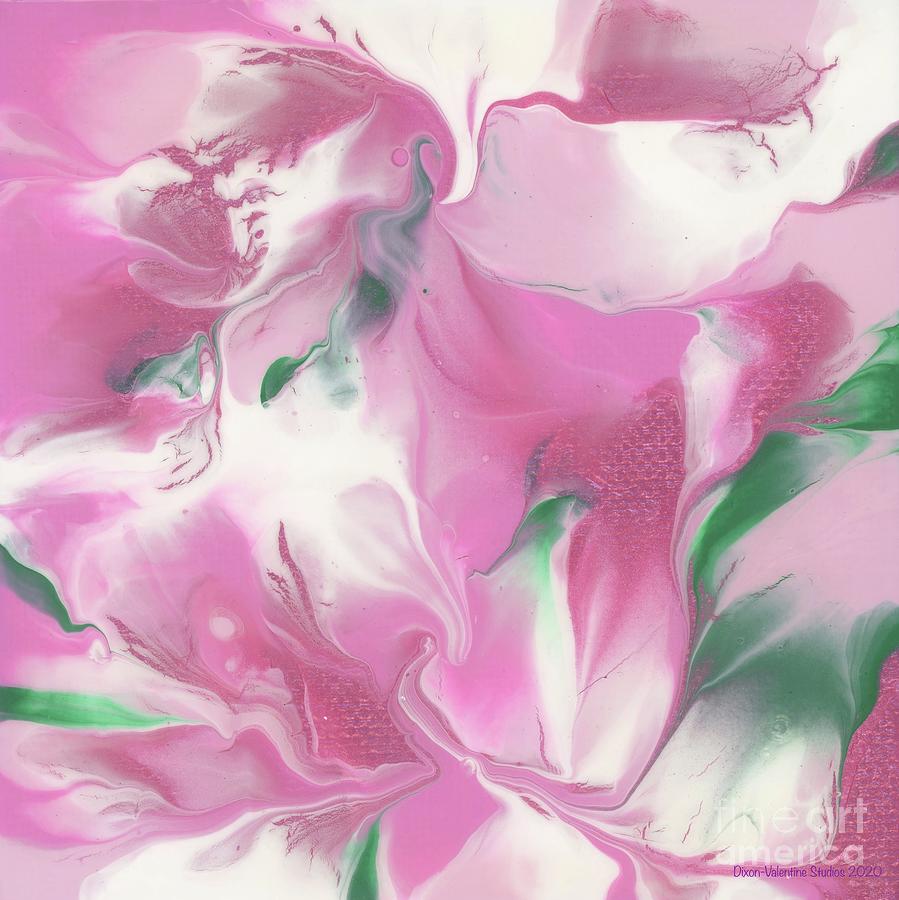 Pink Azaleas Painting by Valerie Valentine