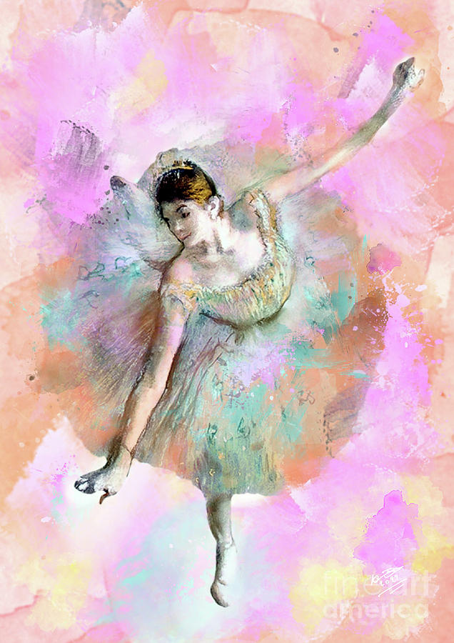 Pink Ballerina Dance Painting by Digital inspiration RED - Fine Art America