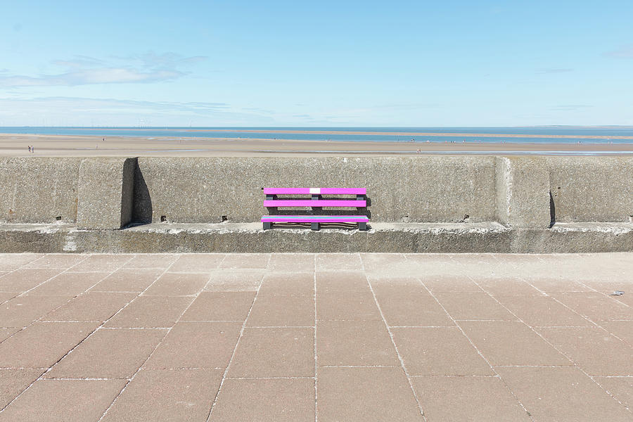 Pink Bench Photograph by Stuart Allen