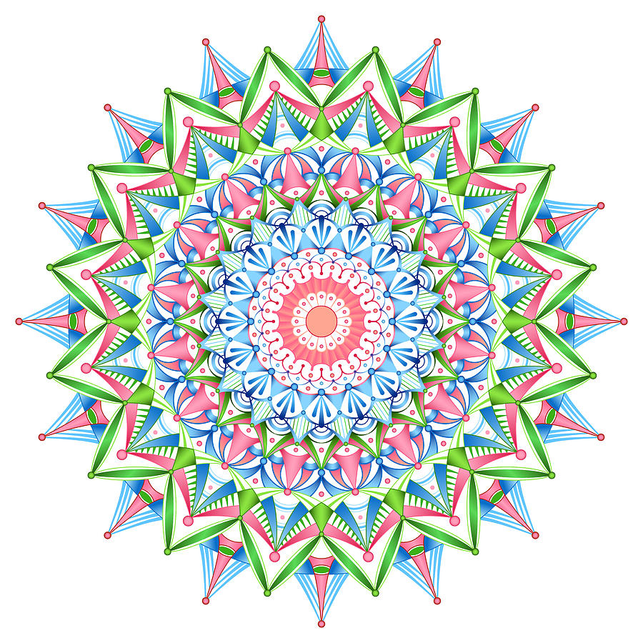 Pink Mandala 1