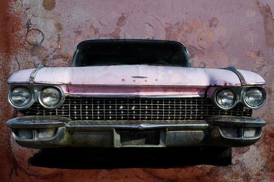 Pink Cadillac Photograph by Mary Hone