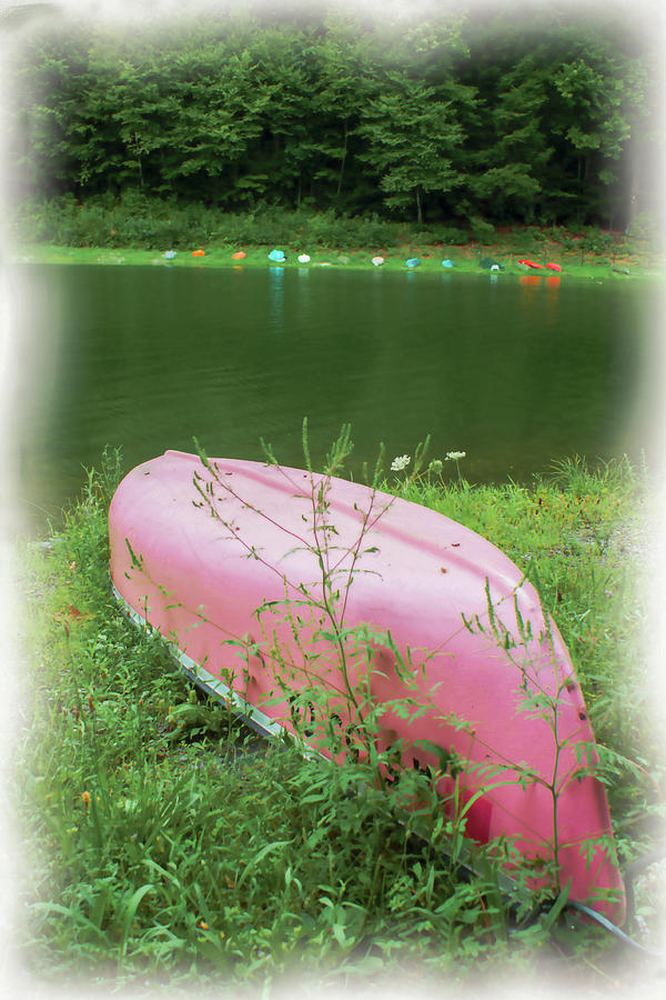 Pink Canoe Photograph