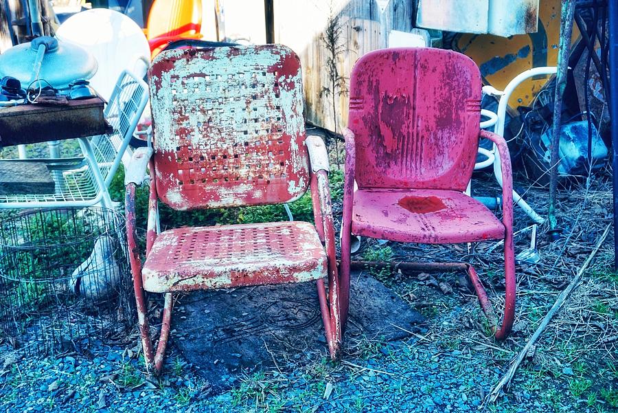 Pink Chairs Photograph by Patricia Greer