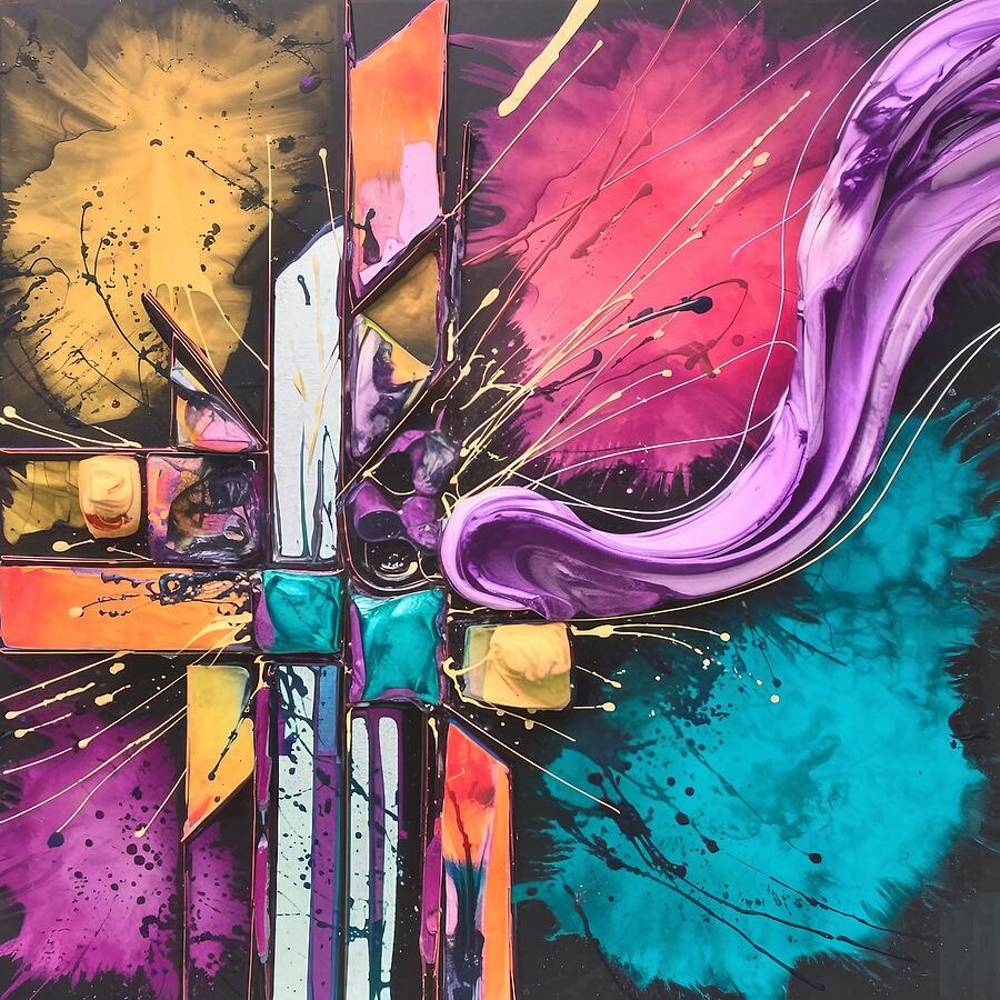 Pink Chaos Abstract #2 Digital Art by Stephanie Fischer Pink Chaos Abstract #2 Digital Art by Stephanie Fischer