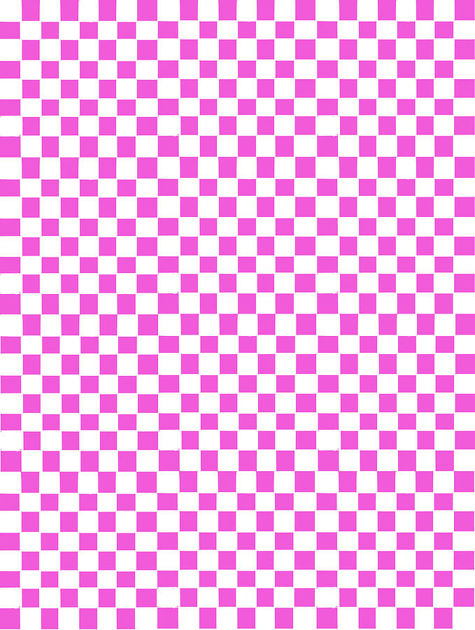 Pink Checker Digital Art by Ashley Rice