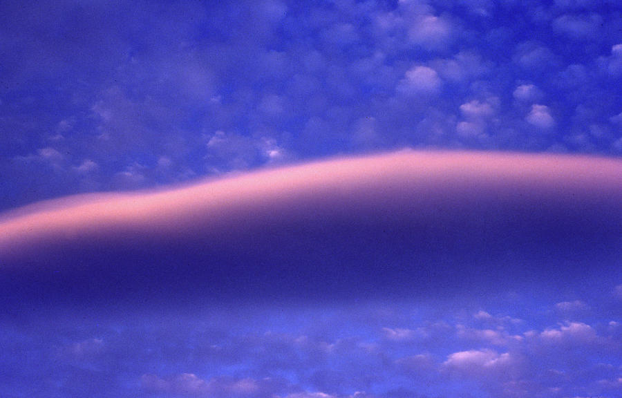 Pink Cloud Form Photograph by Wayne King