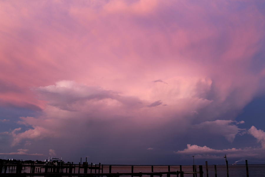 Pink clouds Photograph by Jindra Noewi