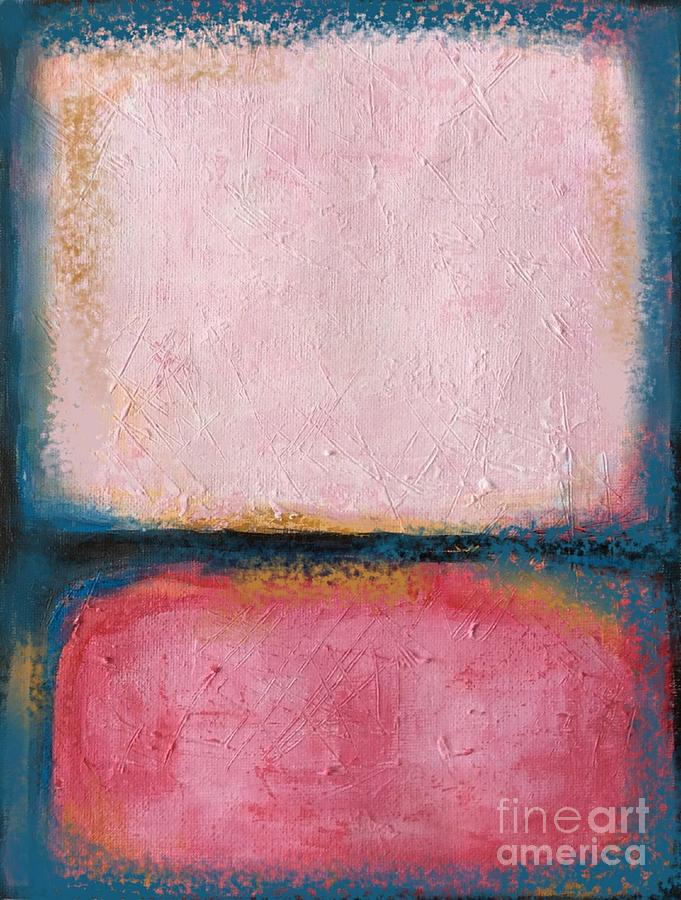 Pink Day - abstract painting Mixed Media by Vesna Antic