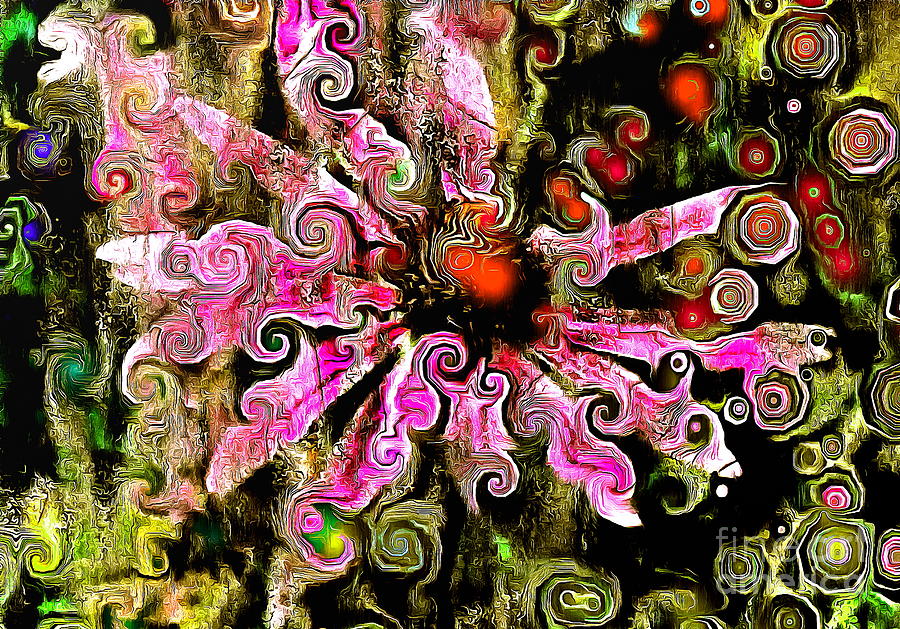 Pink Echinacea Uzumaki Fantasy Photograph by Sea Change Vibes