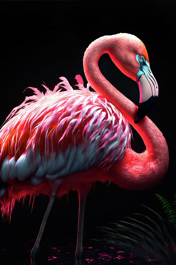 Pink Flamingo 2 Digital Art