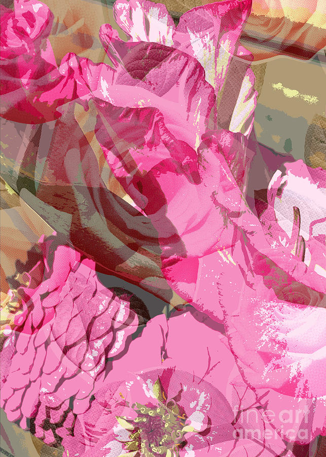 Pink Flowers Abstract Photograph by Carol Groenen