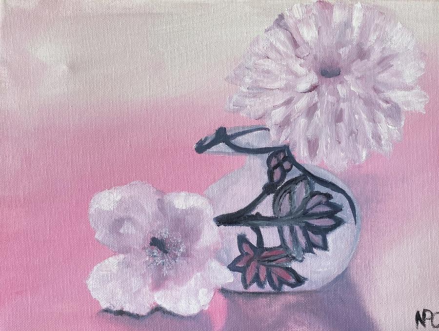Pink Blossoms Painting - Pink Flowers by Naomi Cooper