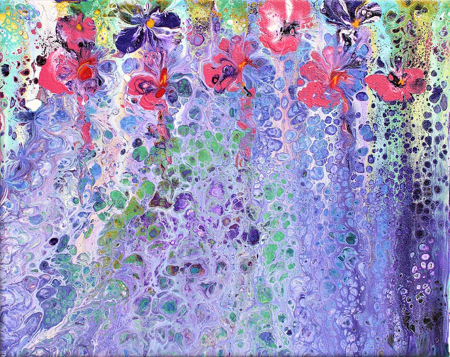 Pink Flowers  Painting by Tanya Harr