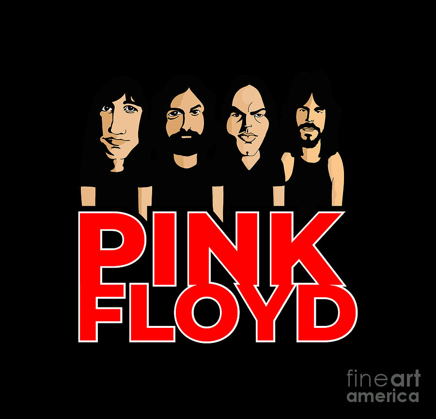 Pink Floyd Cartoon Digital Art by Ares HM