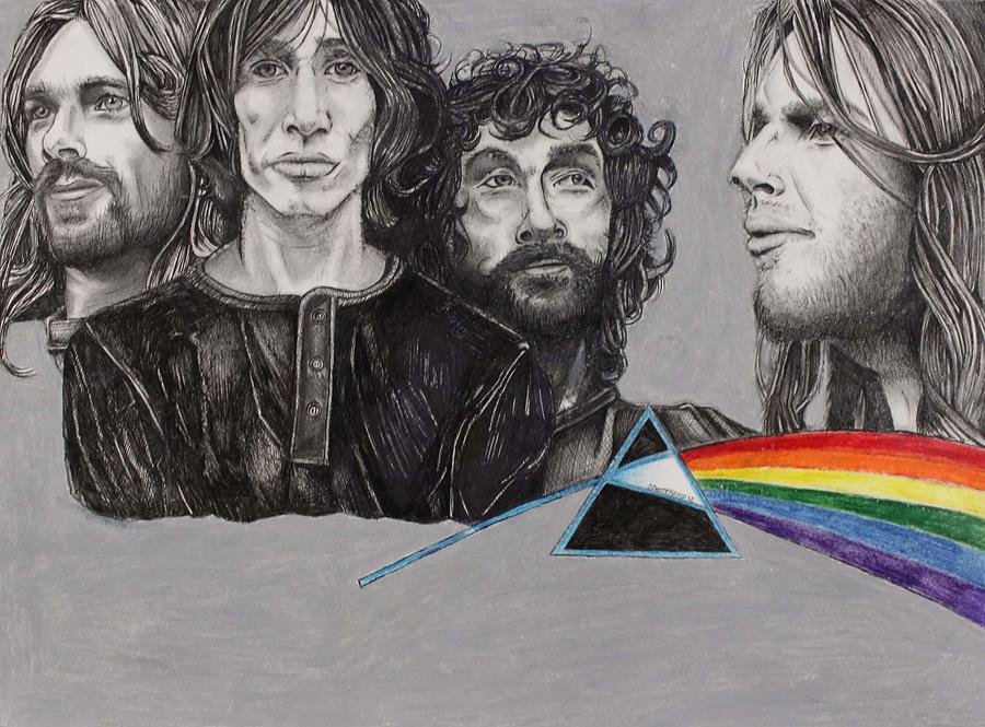 Pink Floyd Drawing by Daniel Destefano Pixels