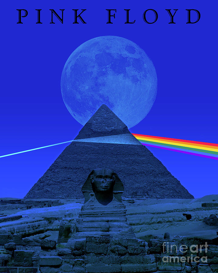 Music Digital Art - Pink Floyd Pyramid by Gary Grayson