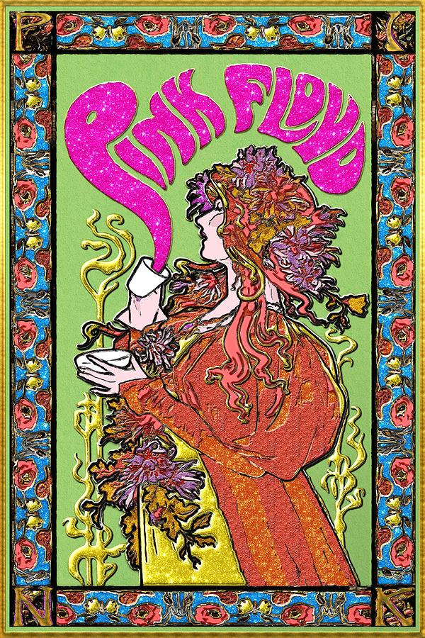 Pink Floyd Vintage Reimagined Rock Poster Art Digital Art by Jamel ...