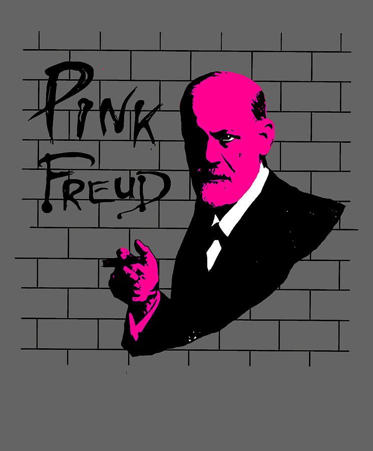 Pink Freud Meme Freud Psychology Digital Art by Tiffany Nixon - Fine ...
