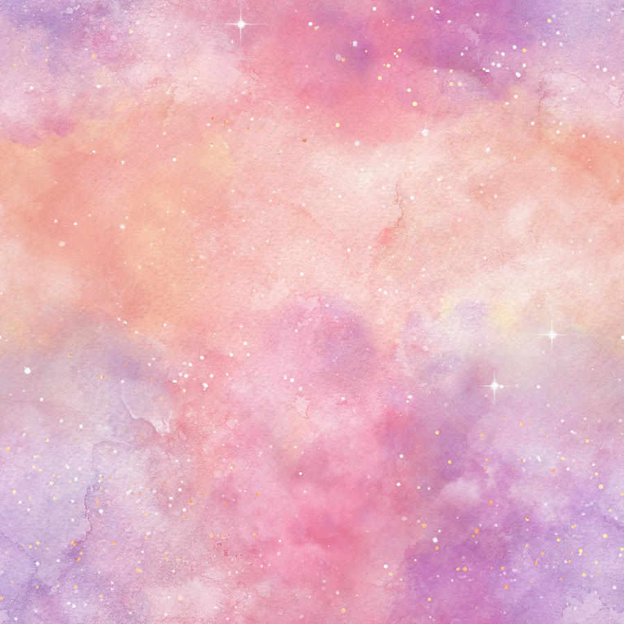 Pink Galaxy Digital Art by Sweet Birdie Studio - Fine Art America