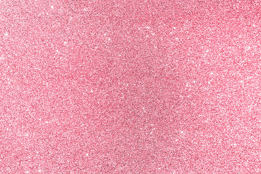 Pink Glitter Texture Christmas Abstract Background. Shimmer Light Rose Shiny. Photograph