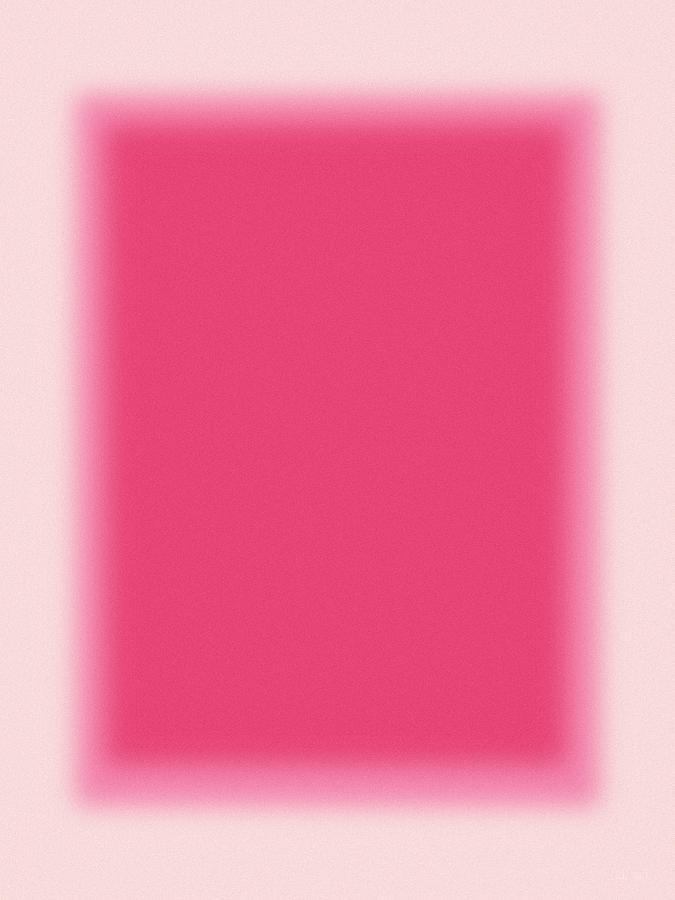 Pink Gradient Block- Art by Linda Woods Mixed Media by Linda Woods