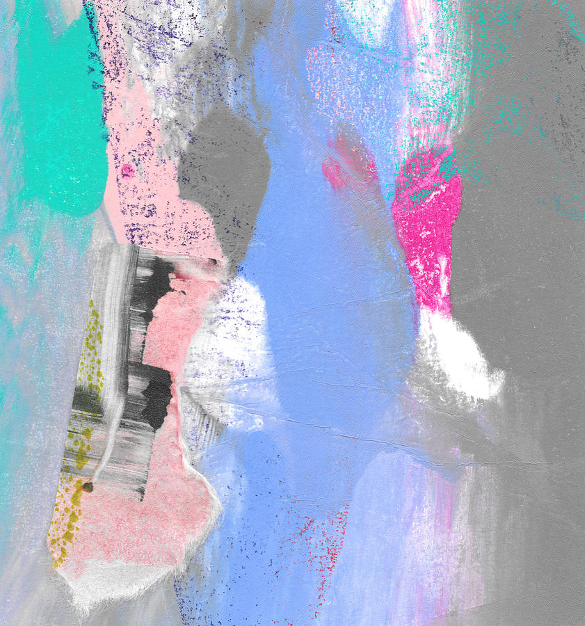 Abstract Painting - Pink Heels by Kelley Albert