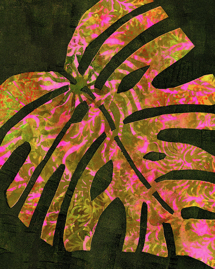 Nature Painting - Pink Jungle by Cynthia Fletcher