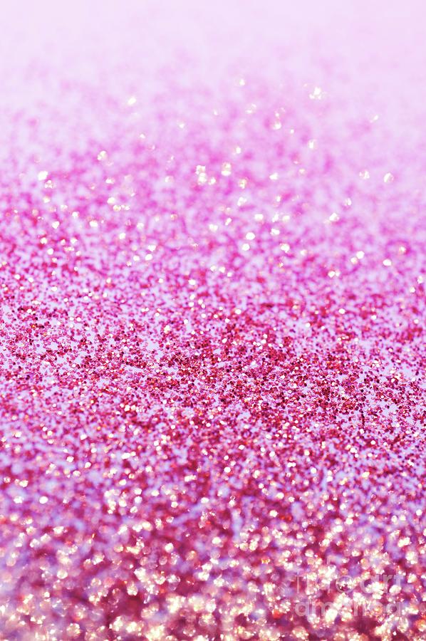 Pink Mermaid Glitter Glam #1 Faux Glitter #shiny #decor #art Mixed ...