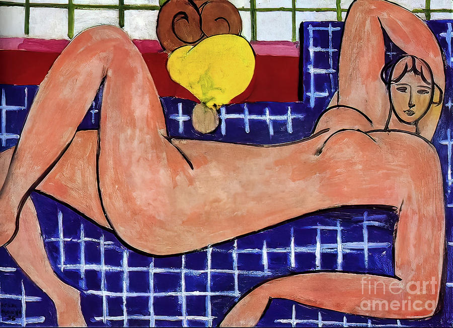 Pink Nude by Henri Matisse 1935 Painting by Henri Matisse