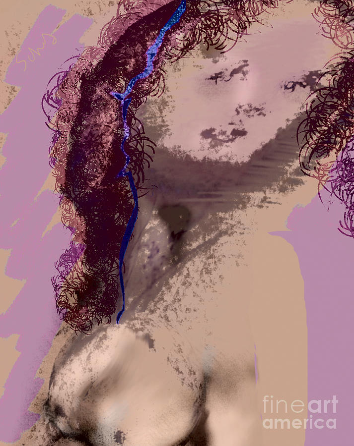 Pink Nude Digital Art by Gabrielle Schertz