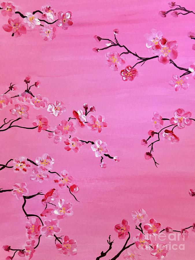 Pink on Pink Painting by Debora Sanders