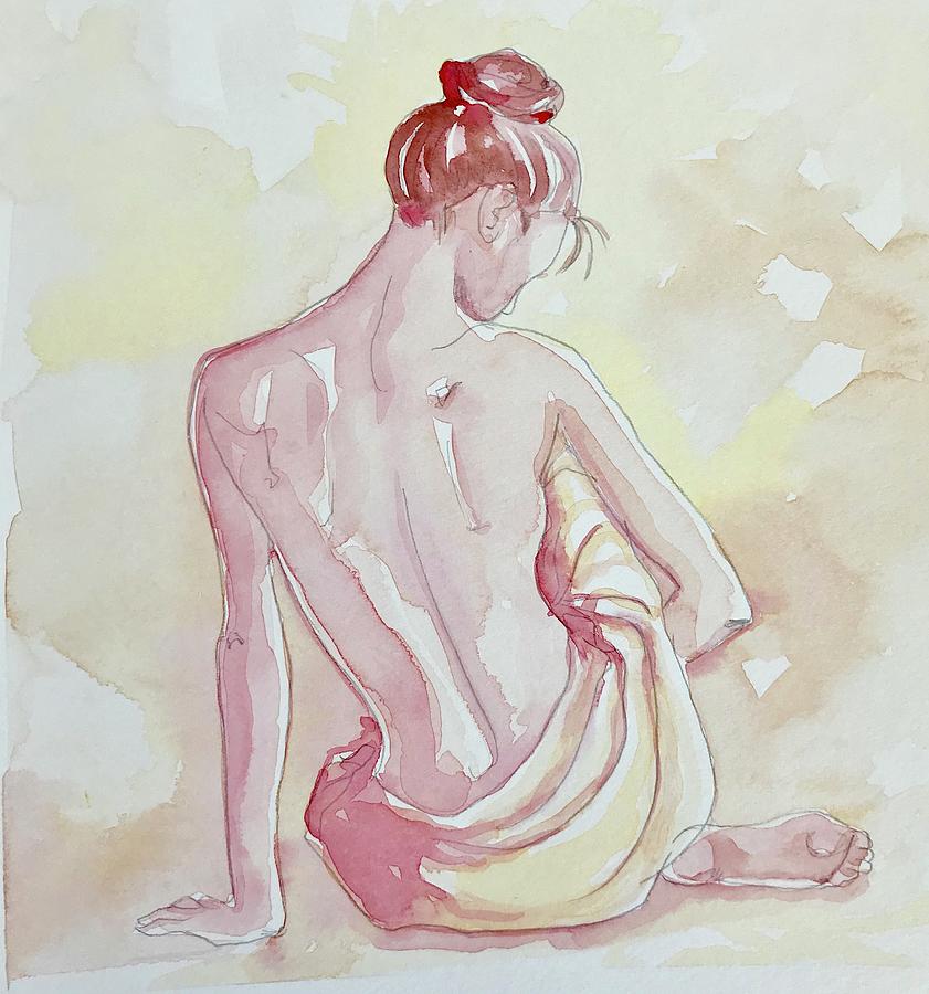 Nude Painting - Pink Overture by Luisa Millicent