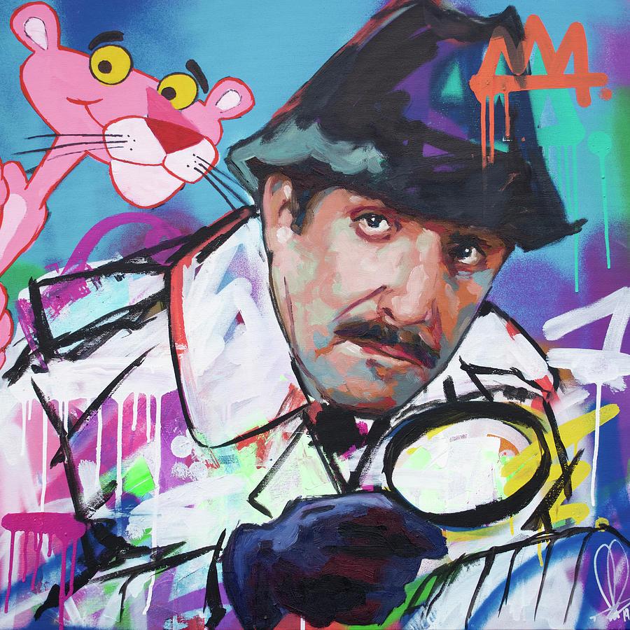 Pink Panther Painting by Richard Day