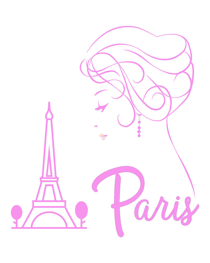 Pink Paris Digital Art by Bob Pardue
