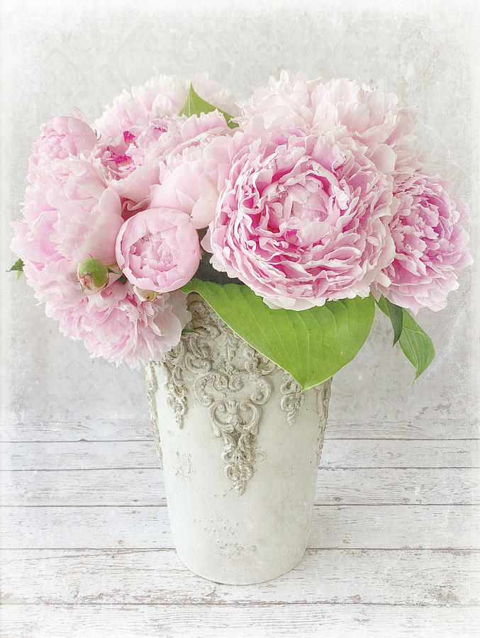 Spring Photograph - Pink Peony Bouquet by Jill Love