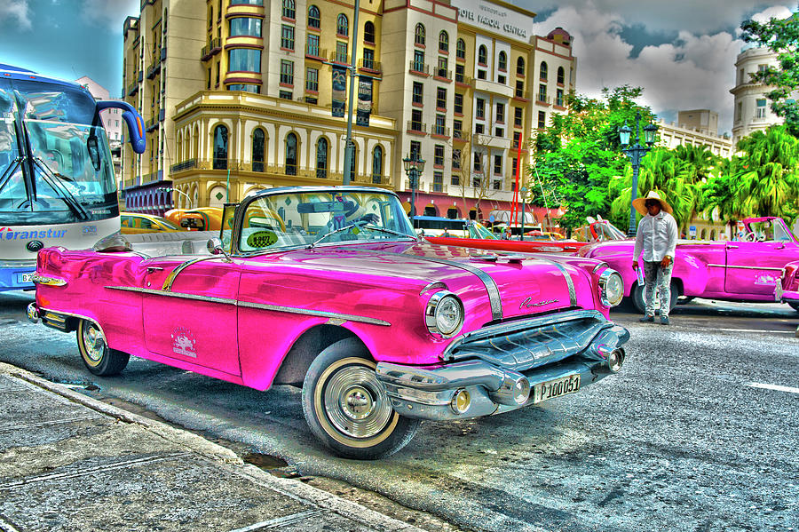 Pink Pontiac Photograph by Randi Grace Nilsberg